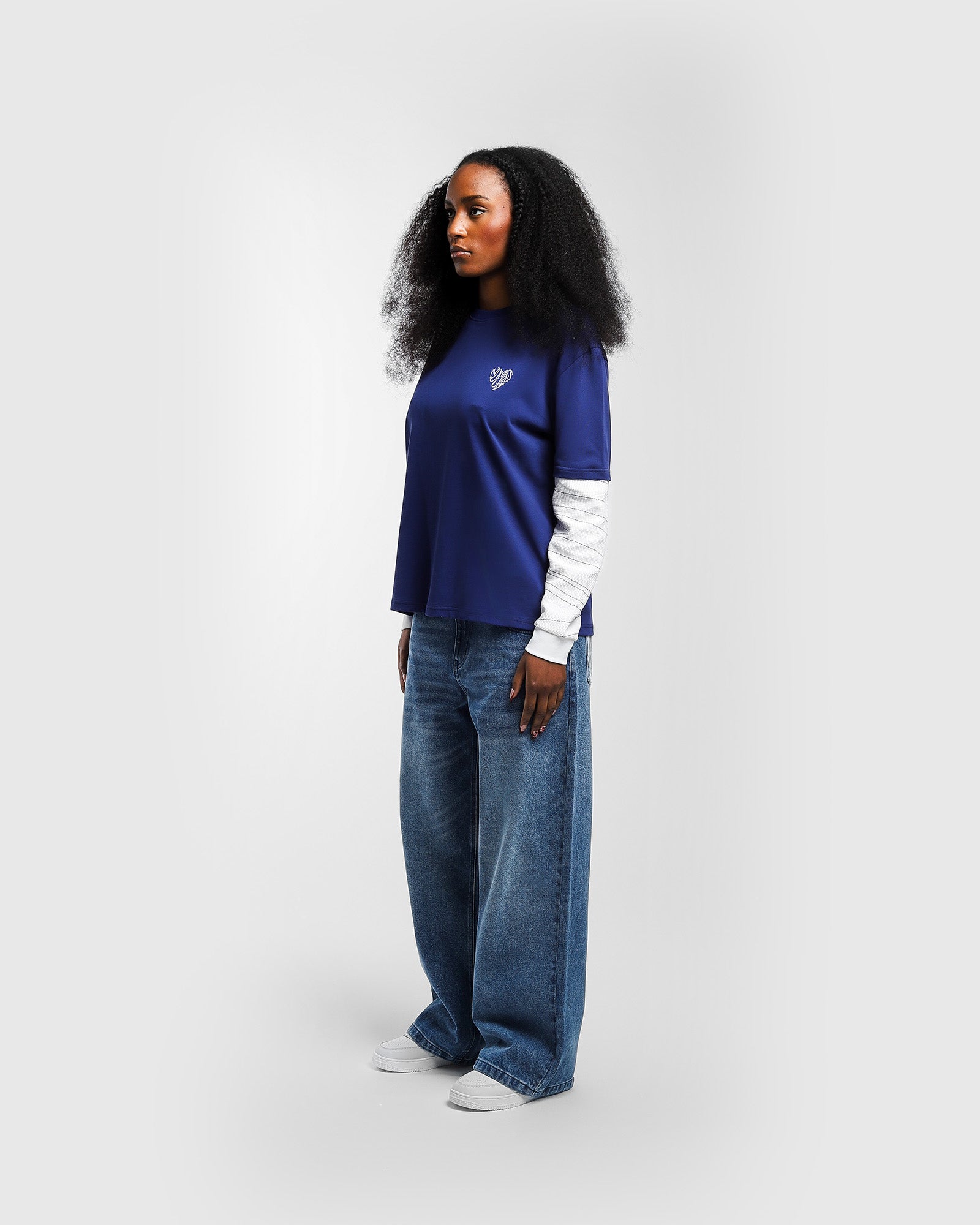 NAVY LINK SLEEVES