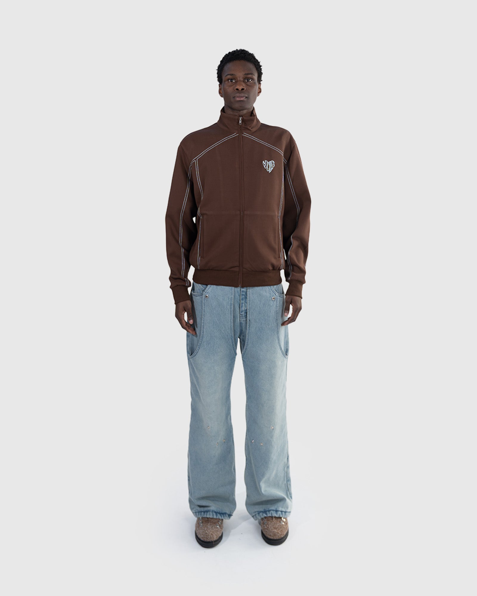 Brown & Blue Set - Training Jacket